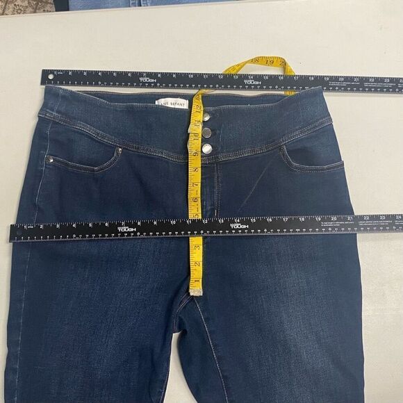 LANE BRYANT Women’s Dark Wash Blue High Rise Jeggings Size 20 Inseam 27.5 - Picture 9 of 9